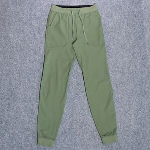 Lululemon ABC Jogger Tall 32" Warpstreme Green Twill Pants Men's Small (M5A31T)